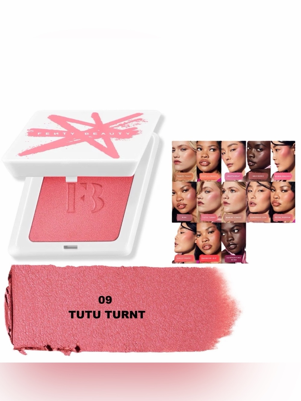 Fenty Beauty Suede Powder Blush — Tutu Turnt NIB